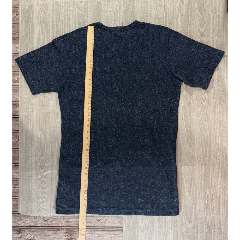 45Rpm studio cotton Short Sleeve T-Shirt sz 4 US M color Indigo Dark Blue Japan - Picture 6 of 8